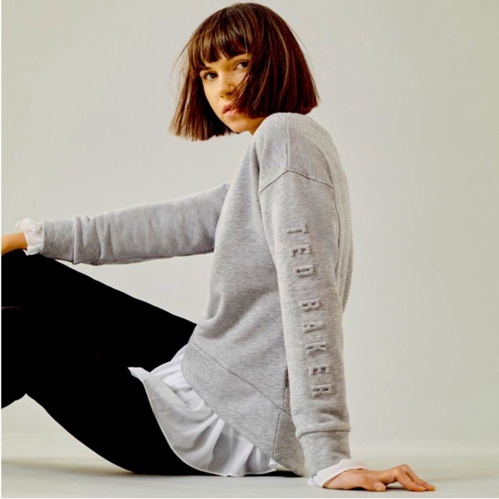 Ted Baker Gray Sweatshirt